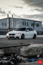 BMW M3 Sedan on Vossen Wheels (HF-1) 2018 года